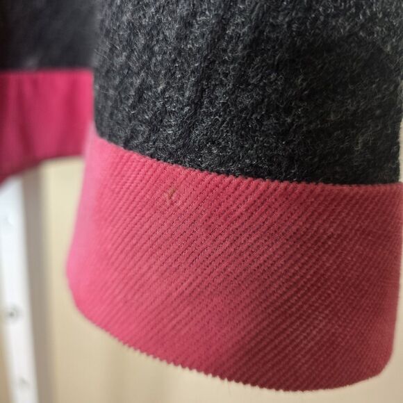 Isabel Garreton Girl's 4 Gray Pink Wool Blend Short Sleeve Knee Length Dress - Picture 9 of 14